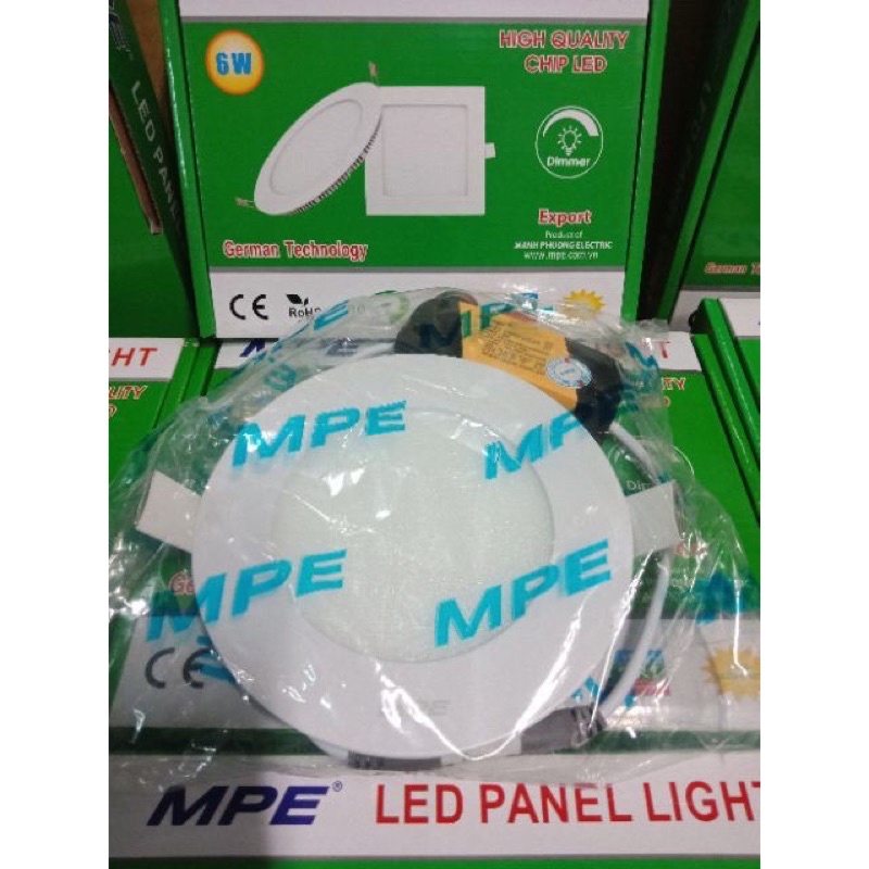 Đèn led âm trần MPE 6w, 9w, 12w