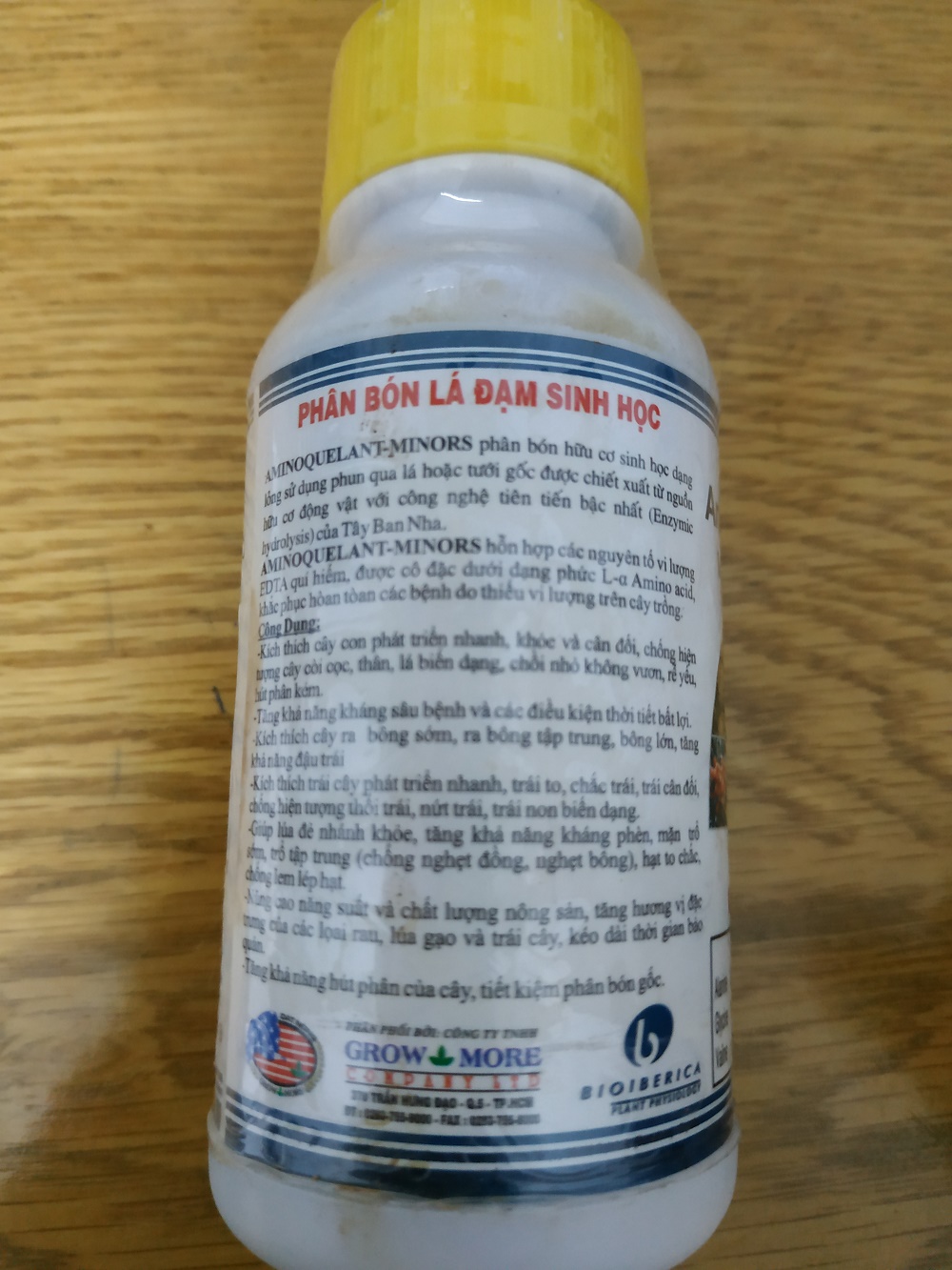 [HCM]Phân bón lá Amino Quelant - minors - chai 100 ml