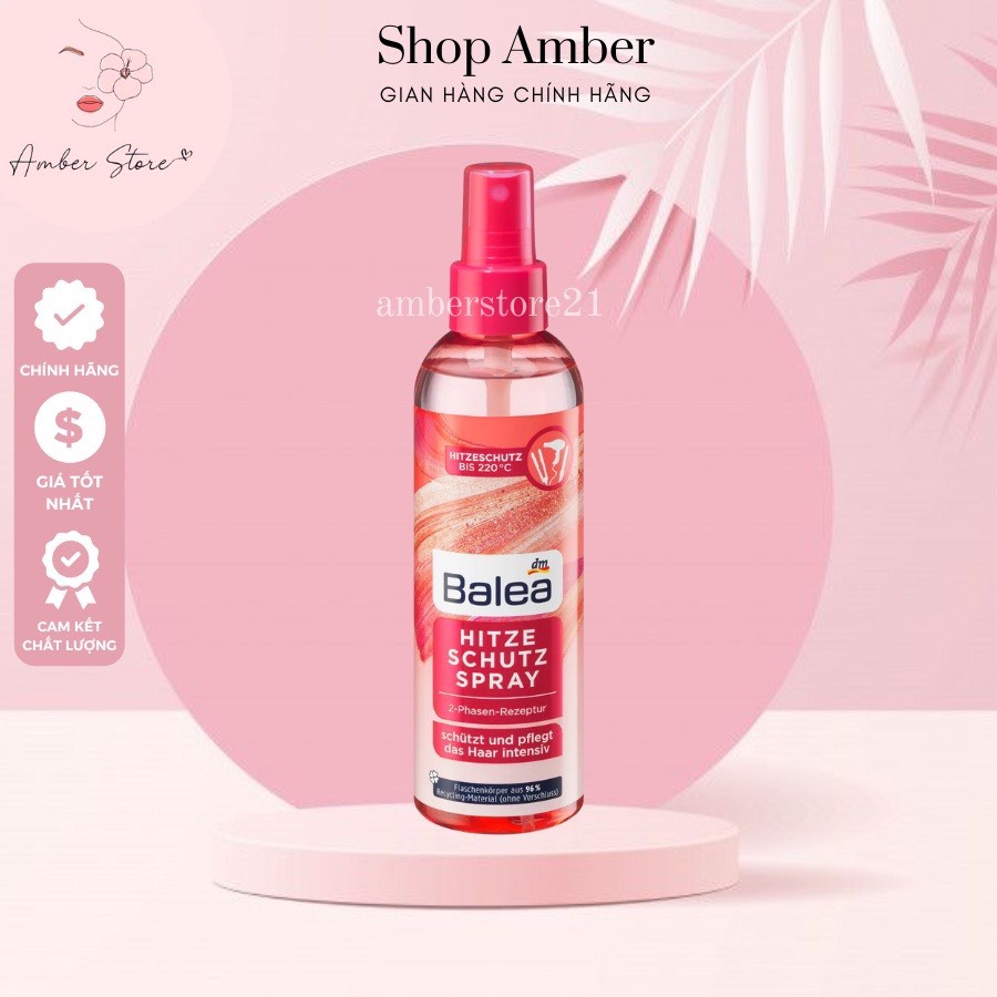 - xịt dưỡng tóc chống nhiệt balea 200ml