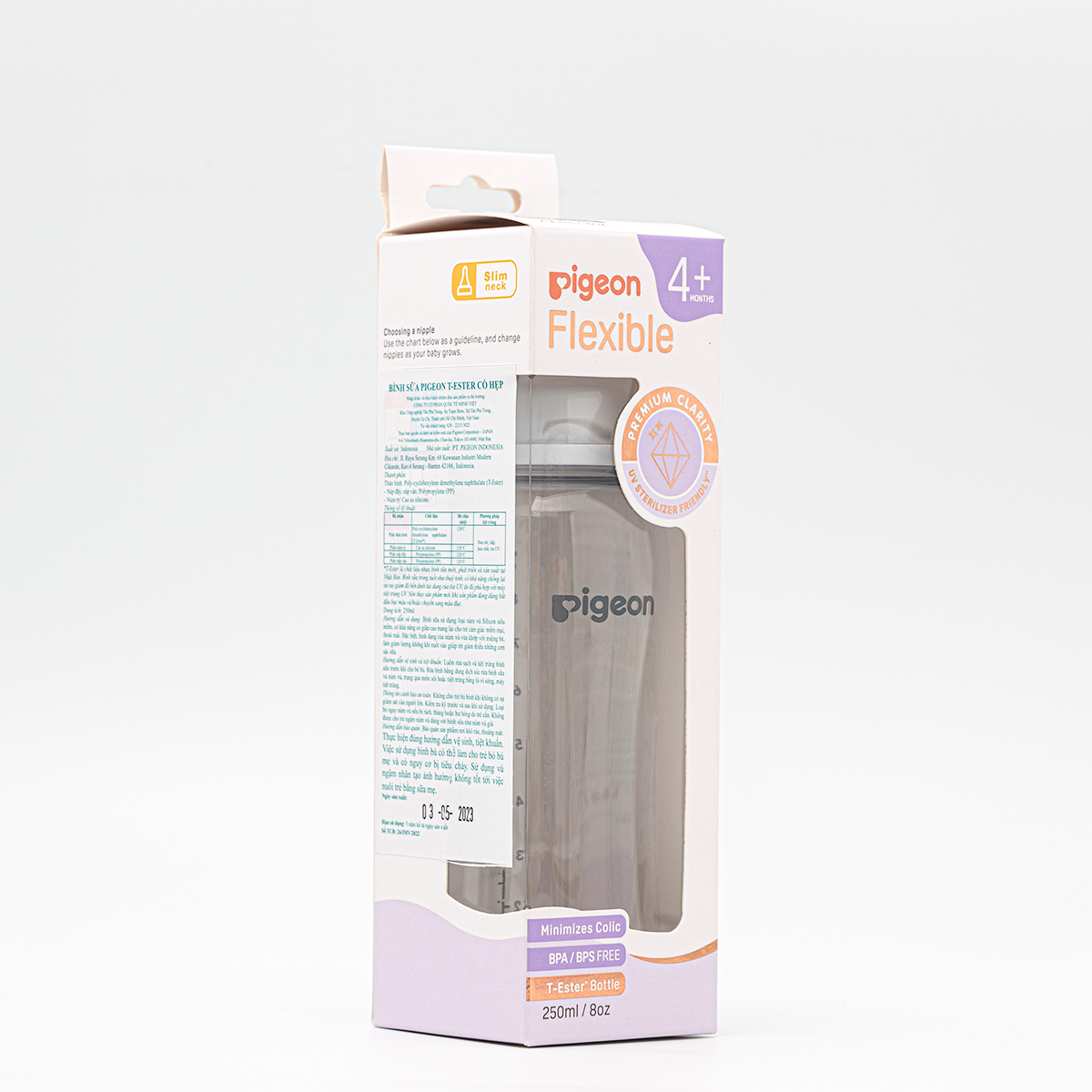 Bình Sữa Pigeon T-Ester Cổ Hẹp 150ml/250ml