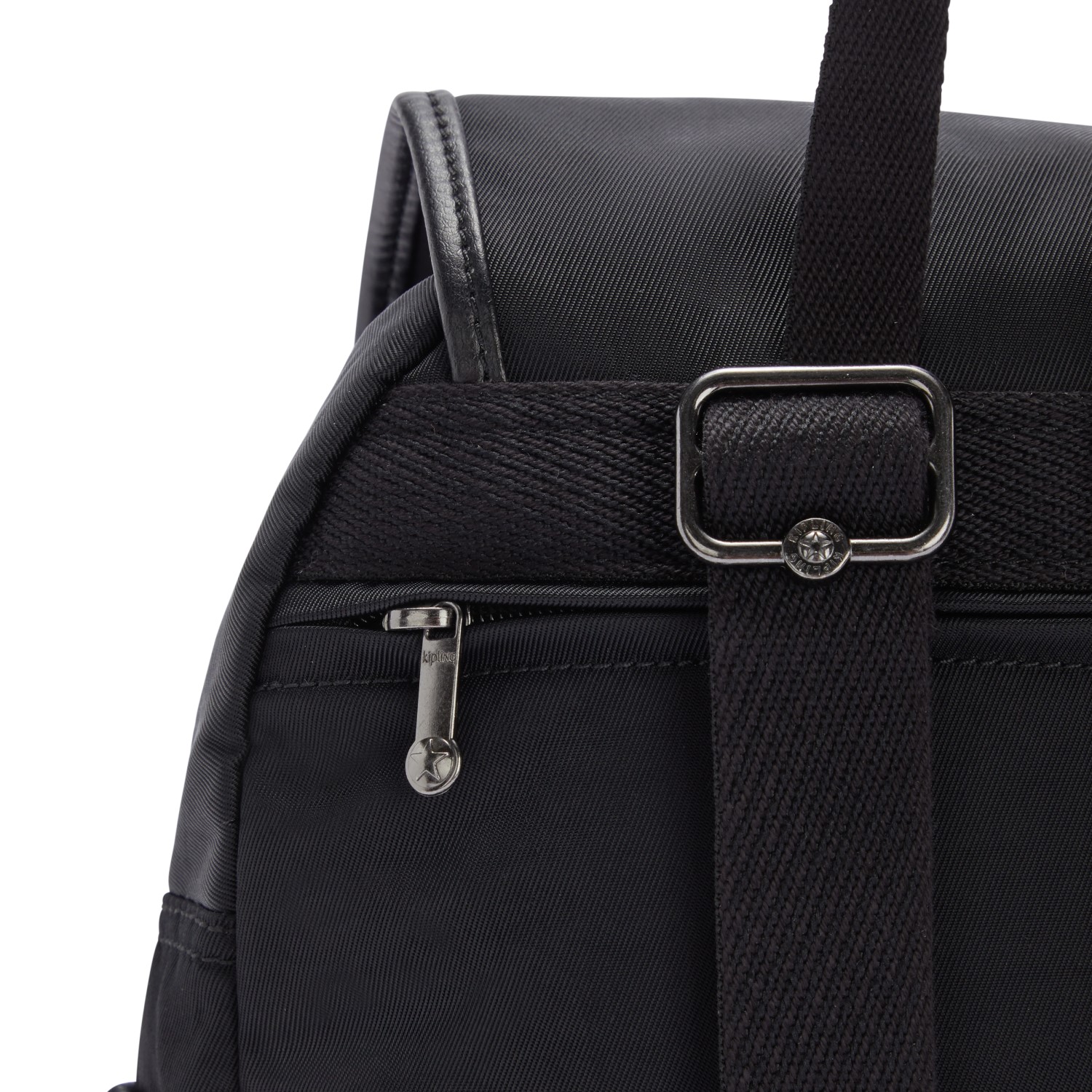 Kipling Balo City Pack S - Rich Black/ Elevated Wine - HUKI2525