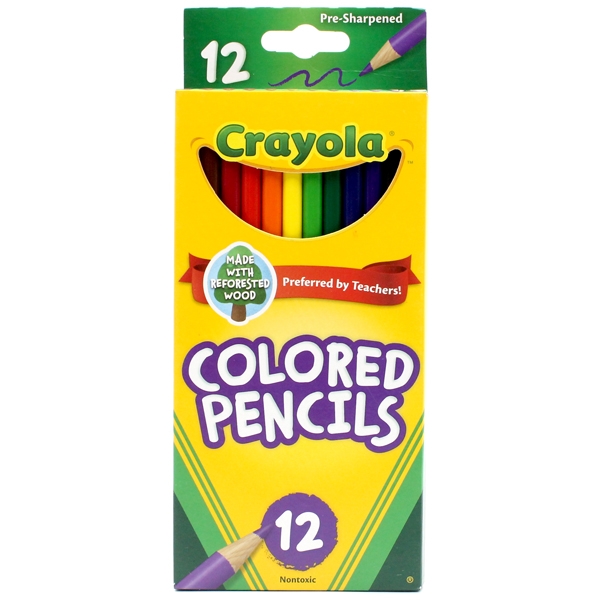 Hộp 12 bút chì màu - crayola 684012