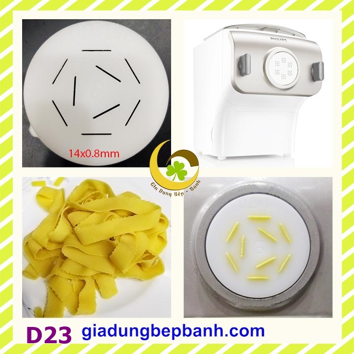Khuôn làm phở, hủ tiếu, mì bản rộng, mì quảng, Pad Thái, bánh canh xắt, Udon dùng kèm máy làm mì Philips