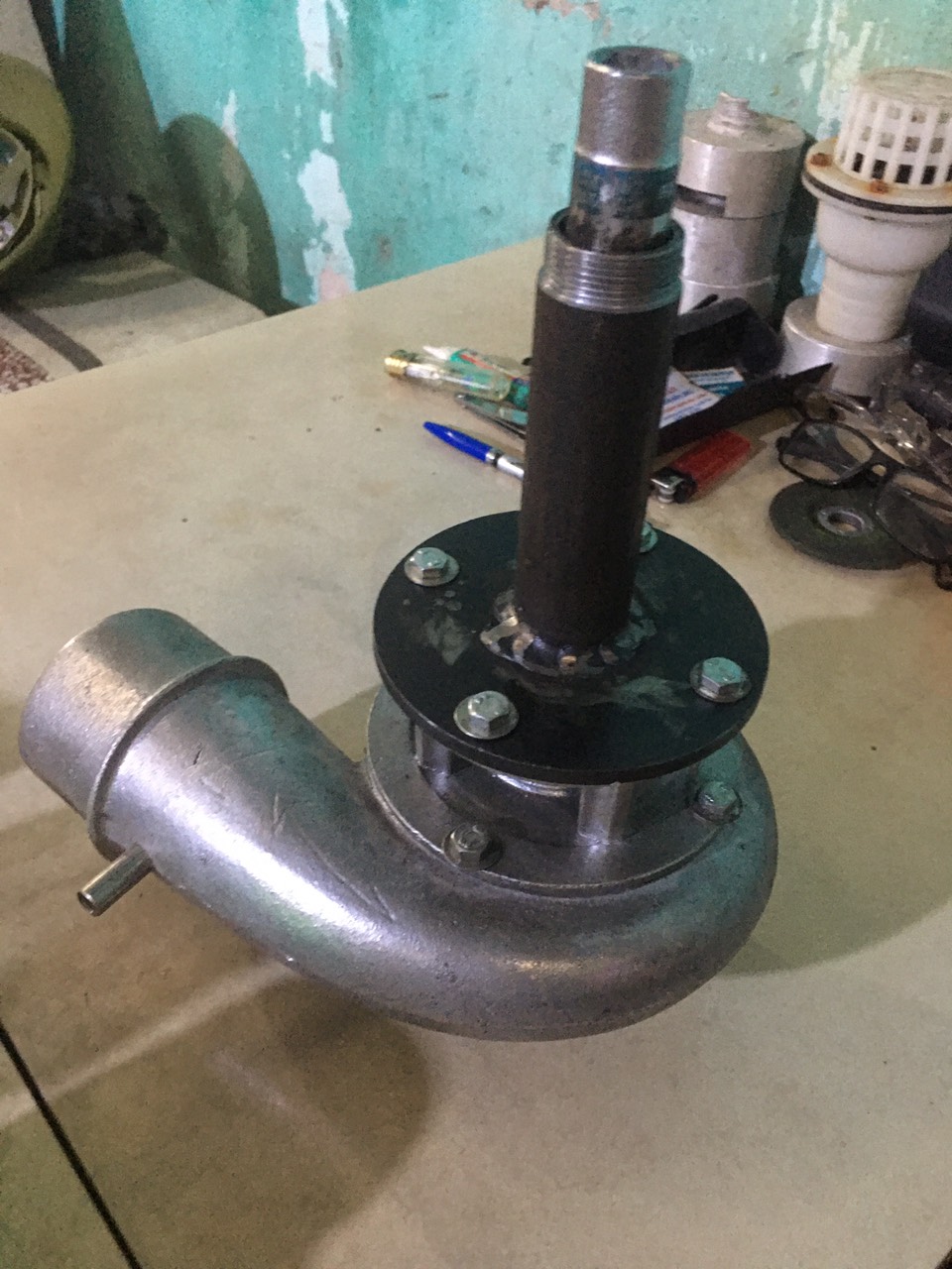 Bơm Nước Gắn Vào Xe Máy Đầu Ra Vào 76
