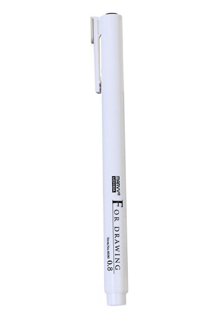 Bút vẽ kĩ thuật marvy 4600 ngòi 0.8