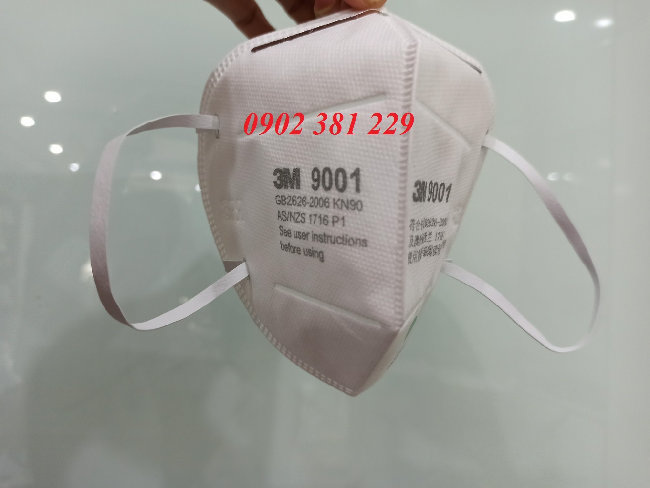 Khẩu trang 3M 9001 chống bụi, phòng độc (hộp 50 cái)