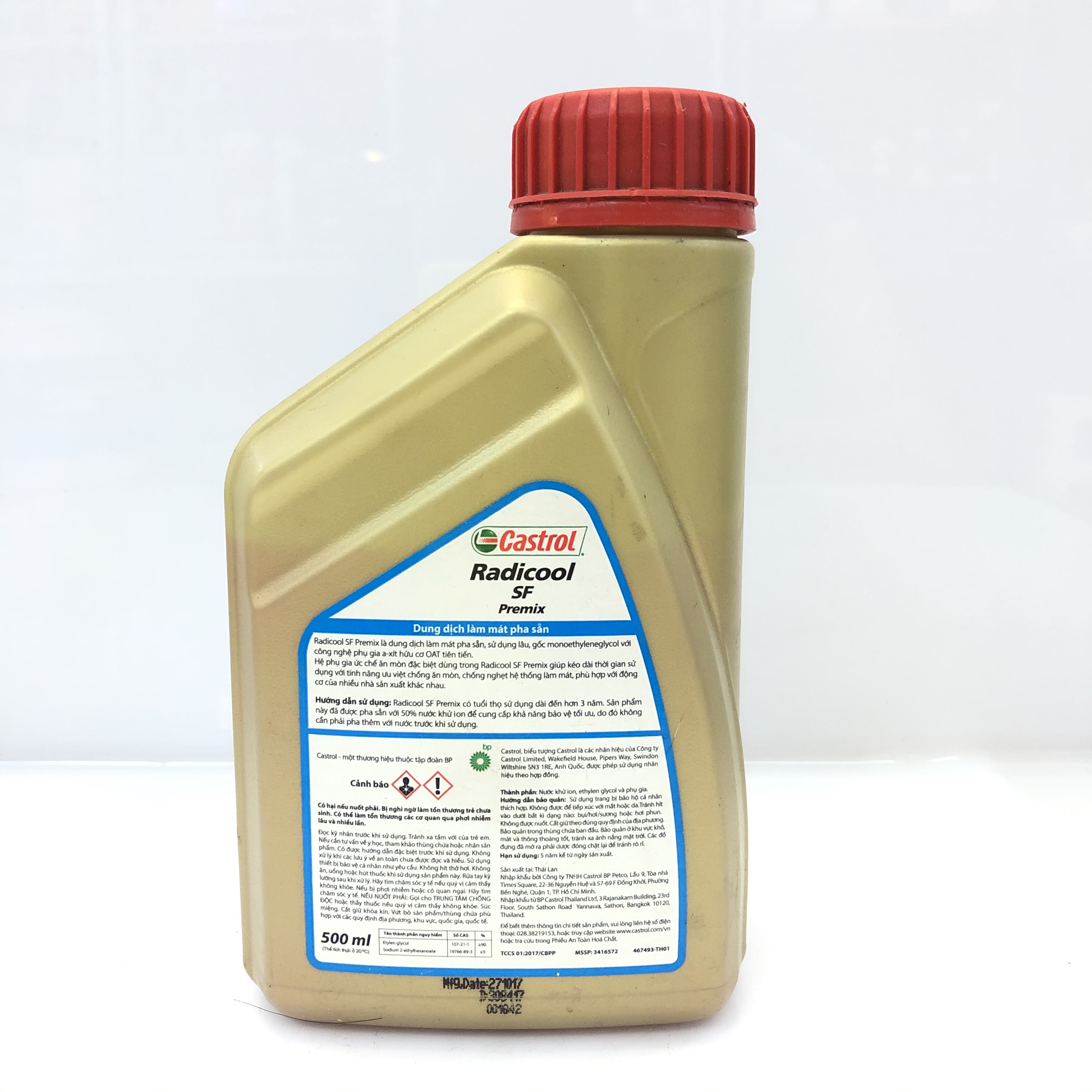 [HCM]Nước làm mát Castrol Radicool SF Premix 500ml