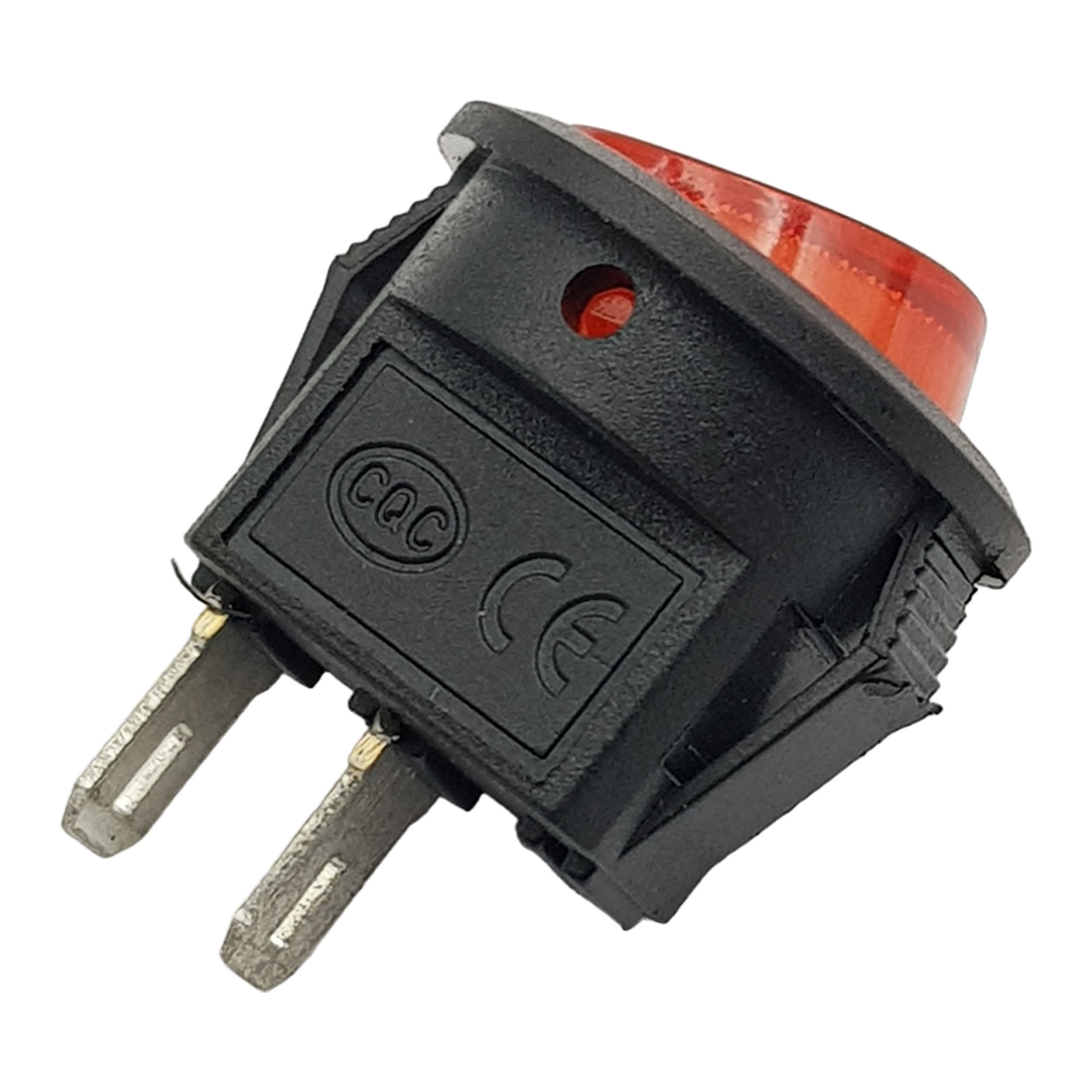 Bộ 2 Công tắc bập bênh tròn KCD11 -15mm