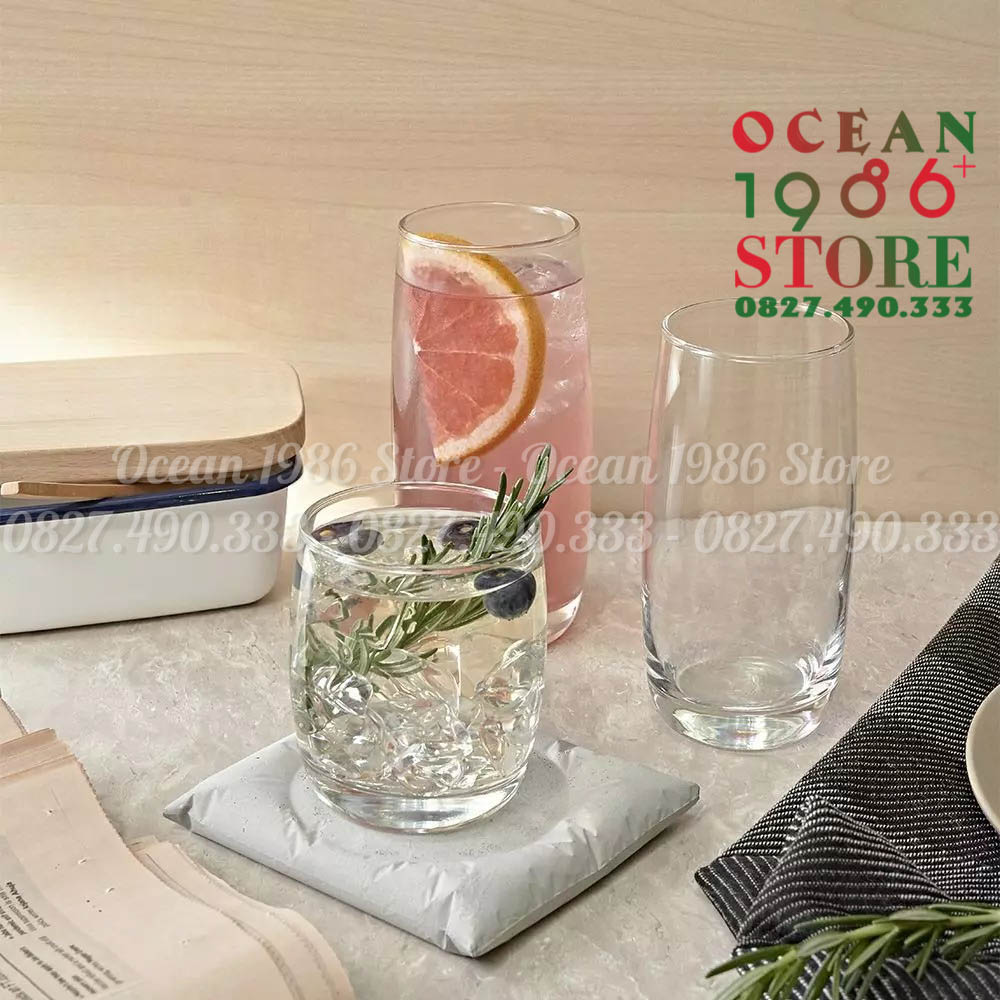 Bộ 6 Cốc Thủy Tinh Ivory Rock Ocean – B13011 – 320ml