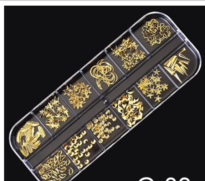 Khay 12 Ngăn Phụ Kiện Trang Trí Resin Hình Trăng Sao - Trường Thịnh Sài Gòn