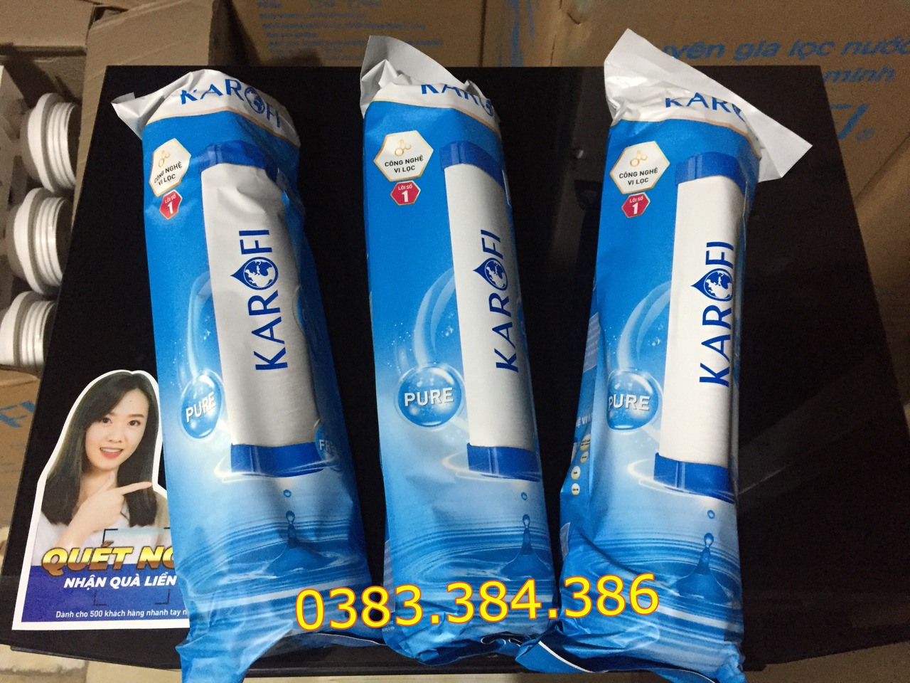 Lõi Số 1 PP 5 MICRON - KAROFI CHÍNH HÃNG
