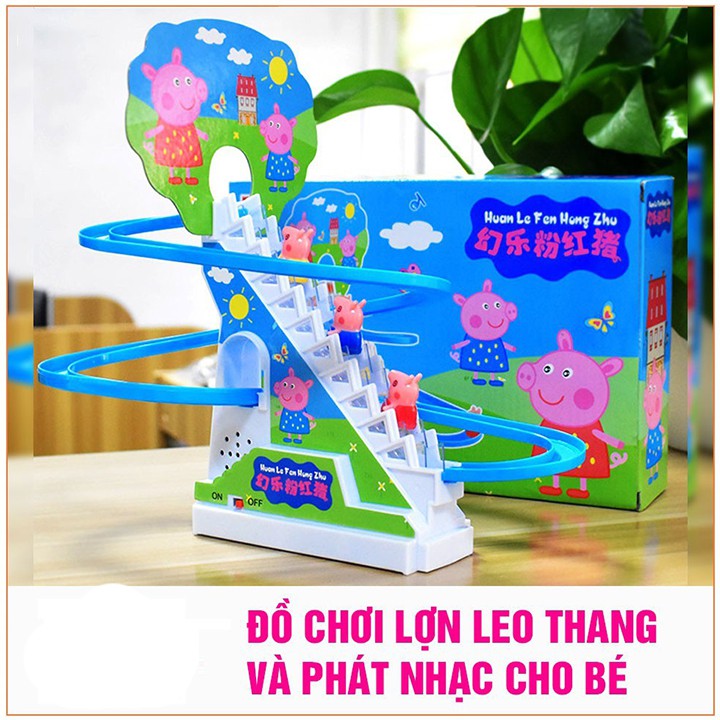 Đồ chơi heo peppa leo thang loại lớn