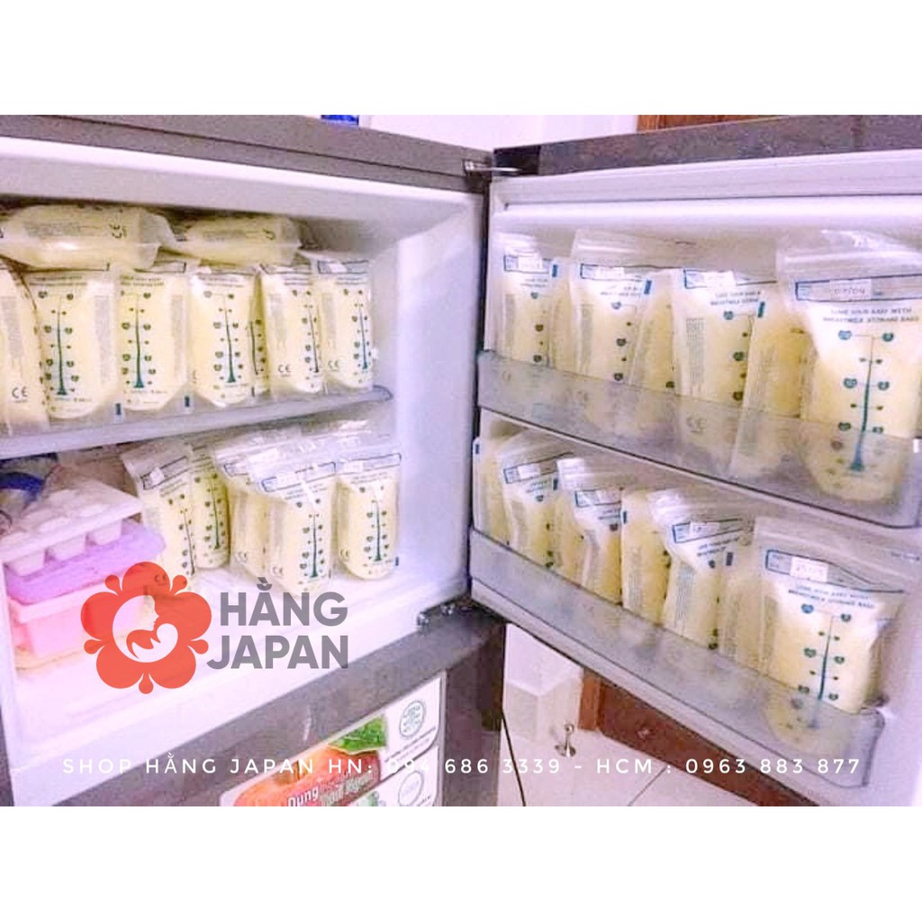 Túi đựng sữa mẹ (trữ sữa mẹ) Unimom Compact không có BPA 210ml (30 túi/hộp)