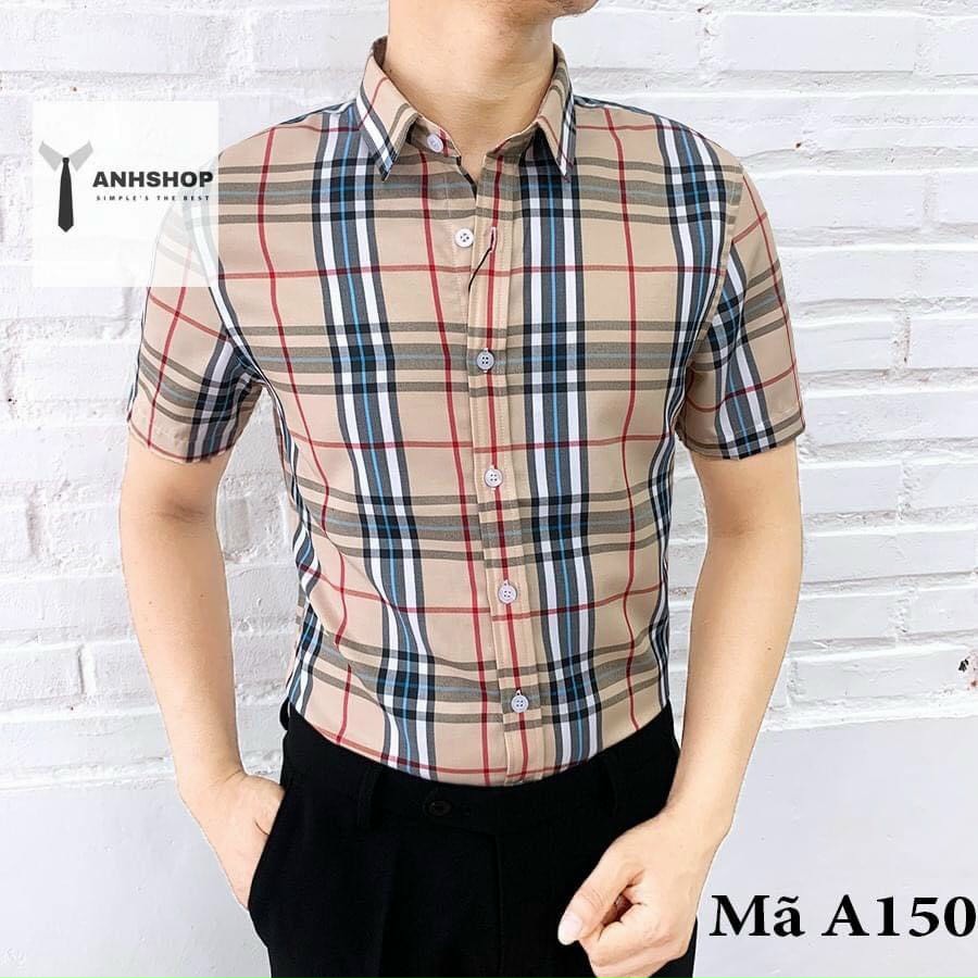 Plaid shirt BBR men's short sleeve, fashion design high-grade, material thick mellowed, hang the same Y shape