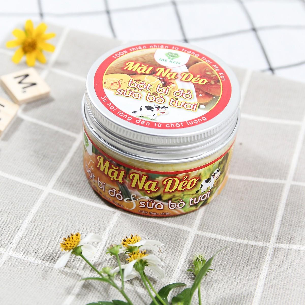 [FREESHIP MAX]MẶT NẠ DẺO BÍ ĐỎ SỮA BÒ TƯƠI 100ML MẸ KEN [Laure Beauty]