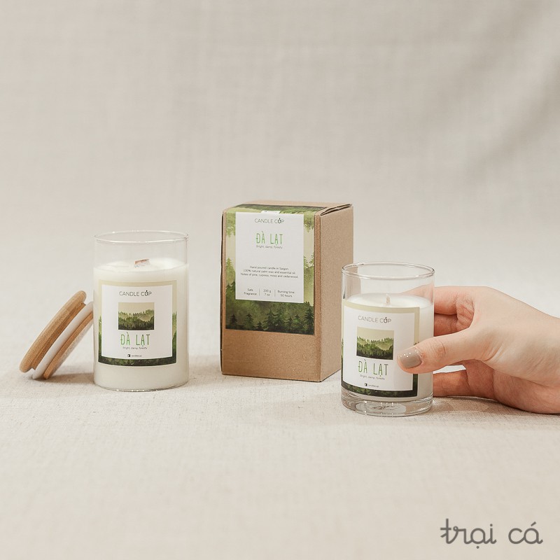 Nến thơm/Candle Cup tự nhiên -100gr