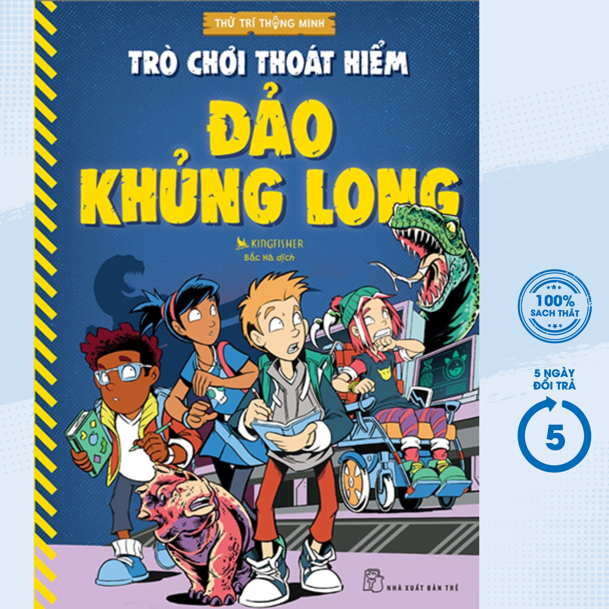 Sách - thử trí thông minh - trò chơi thoát hiểm: đảo khủng long - trẻ - newshop