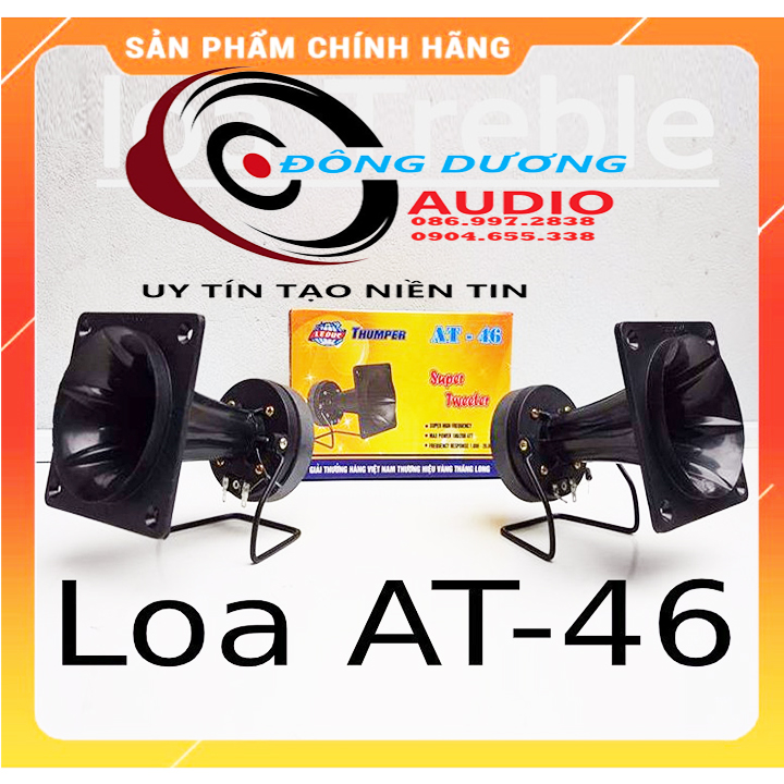 LOA TRÉP RỜI AT-46 - GIÁ 1 ĐÔI - LẮP TRỰC TIẾP VÀO AMPLI