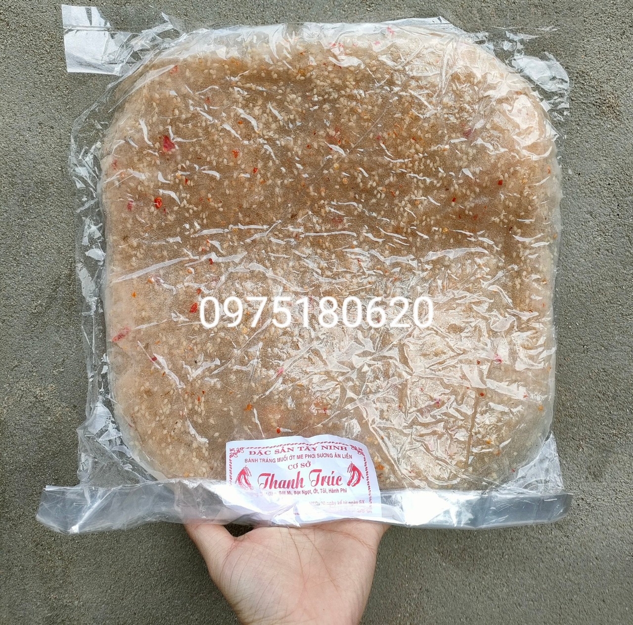 500g  Bánh tráng dẻo me Tây Ninh