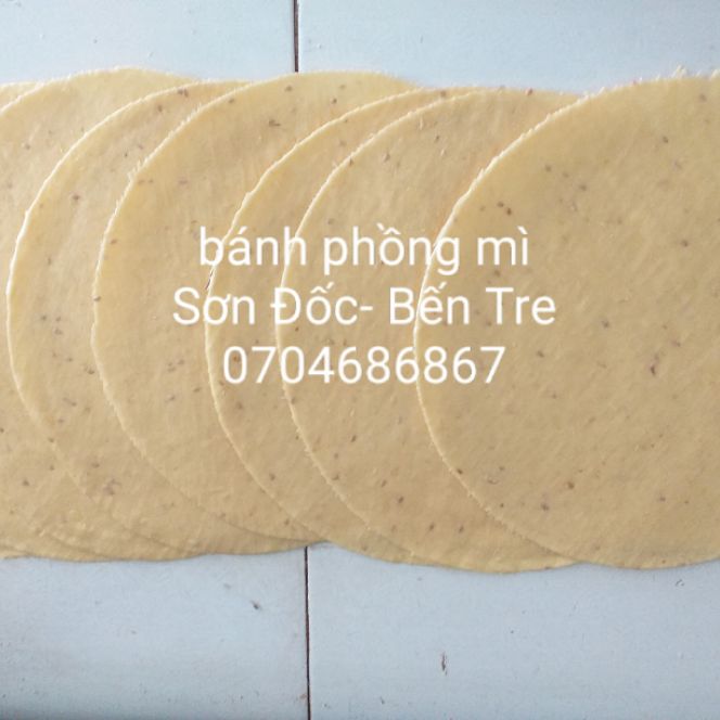 Bánh phồng mì sữa Sơn Đốc- Bến Tre (10 chưa nướng)