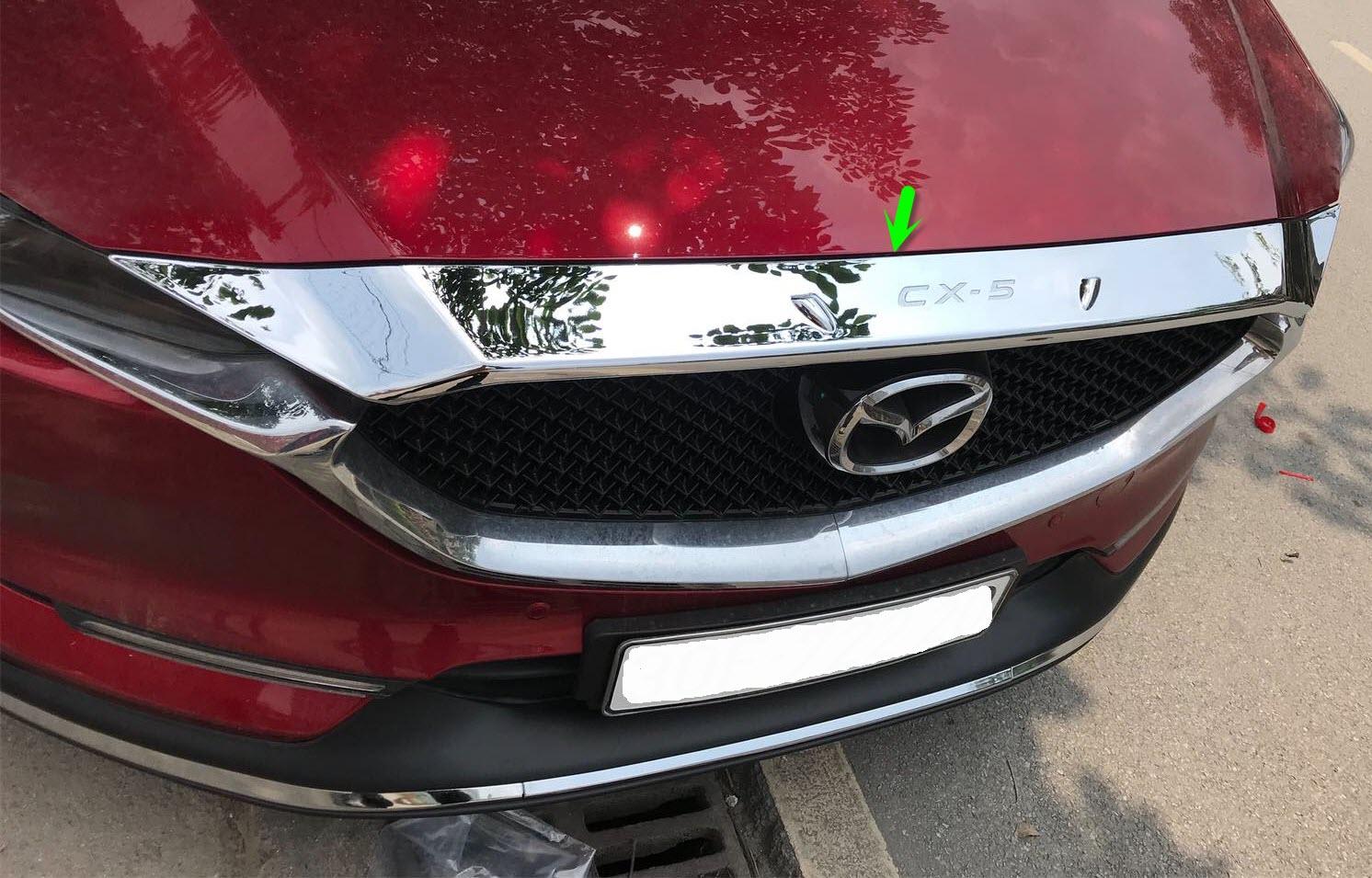 [Hỗ trợ lắp đặt tại HN] Ốp viền ca pô Mazda CX5 2018-2022
