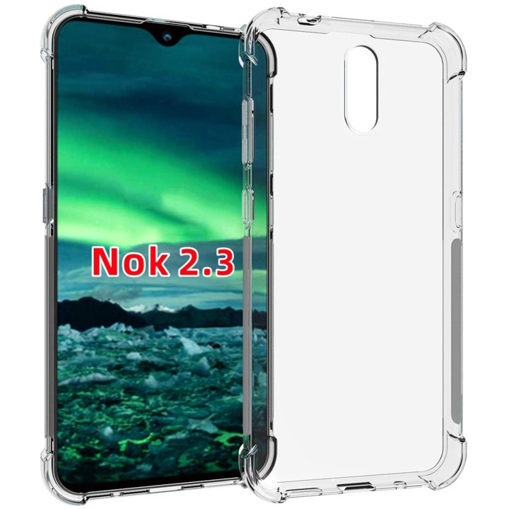 Ốp lưng Nokia 2.3 Silicon dẻo trong suốt chống sốc
