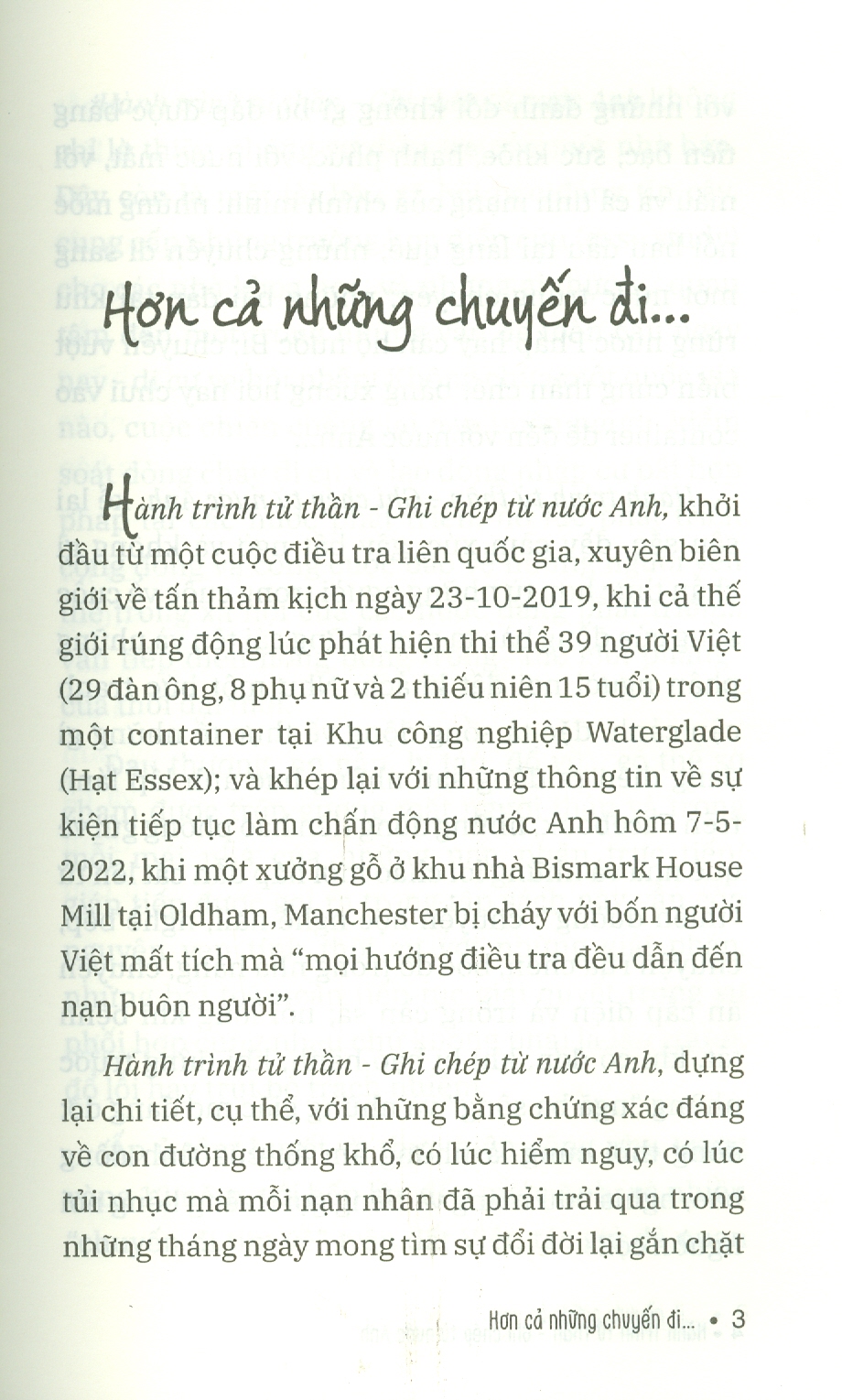 Hành Trình Tử Thần - Ghi Chép Từ Nước Anh