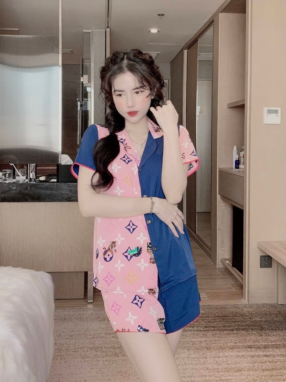 Bộ đùi mango mặc nhà siêu xinh