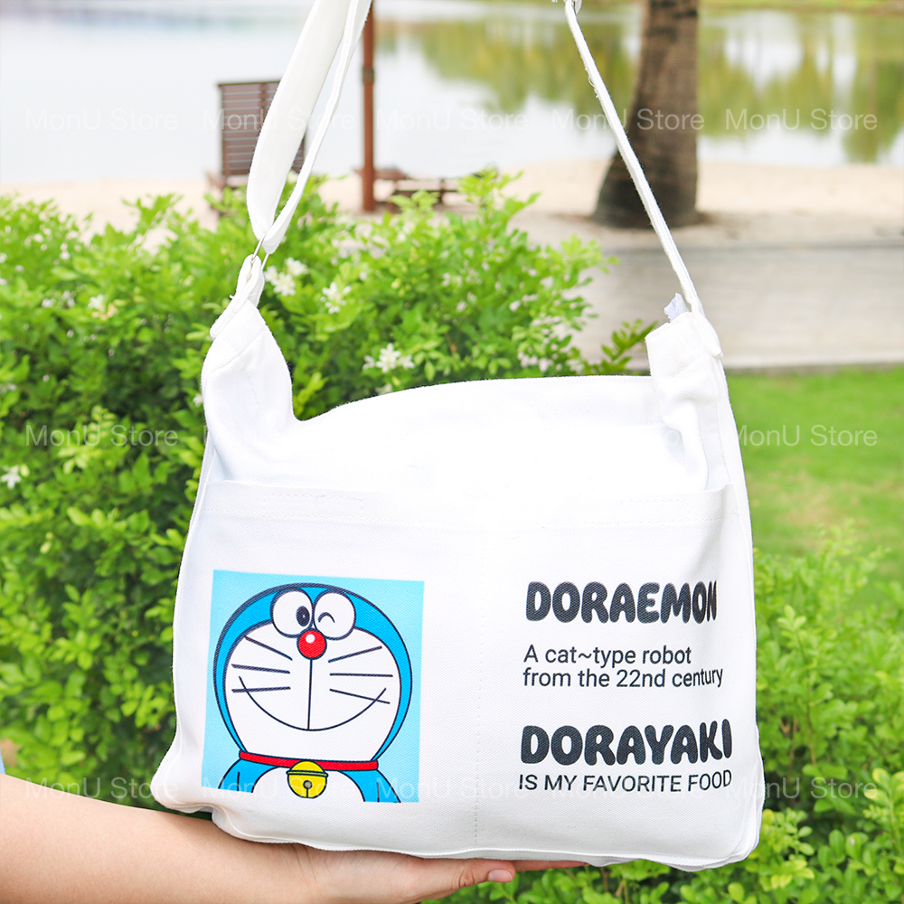 Túi tote DORAEMON DOREMON 2 túi con dễ thương cute MON0127