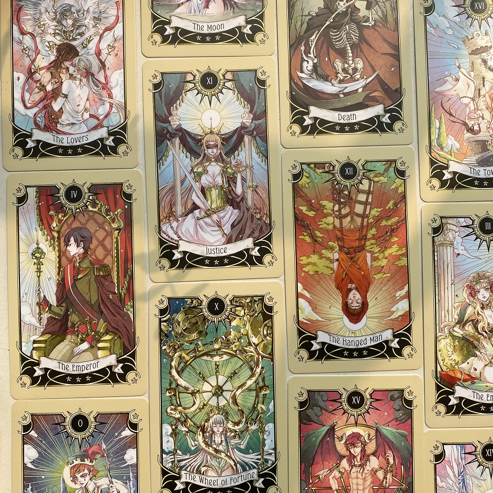Sách - [Boxset Việt Hoá] MYSTICAL MANGA TAROT (Bộ Bài & Sách Hướng Dẫn)
