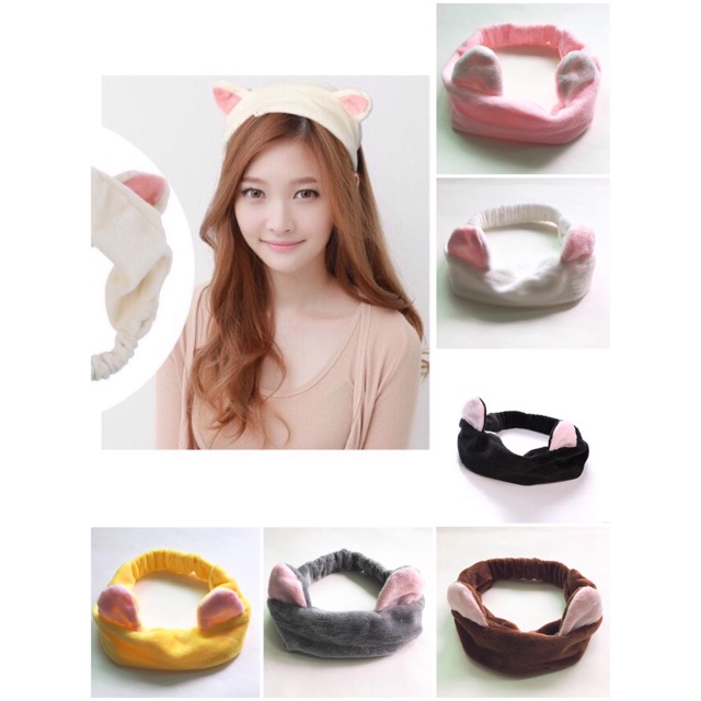 [HCM][ GIÁ SỈ - MUA NHIỀU CÀNG RẺ ] BĂNG ĐÔ CÀI TÓC RỬA MẶT TAI MÈO NHIỀU MÀU