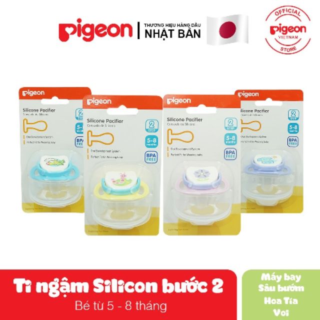 Ty Ngậm Pigeon Bước 3 Cho Bé Từ 8 Tháng