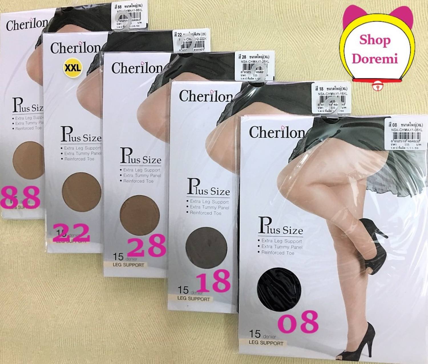 Quần tất, vớ da Cherilon thá¡ Lan size lớn XL-3XL Plus size