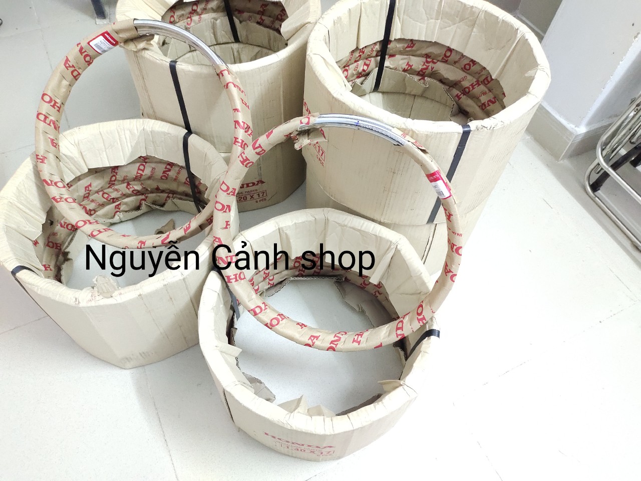 niềng goshi bóng bản 1.40. 1.20.17 cặp niềng xe máy