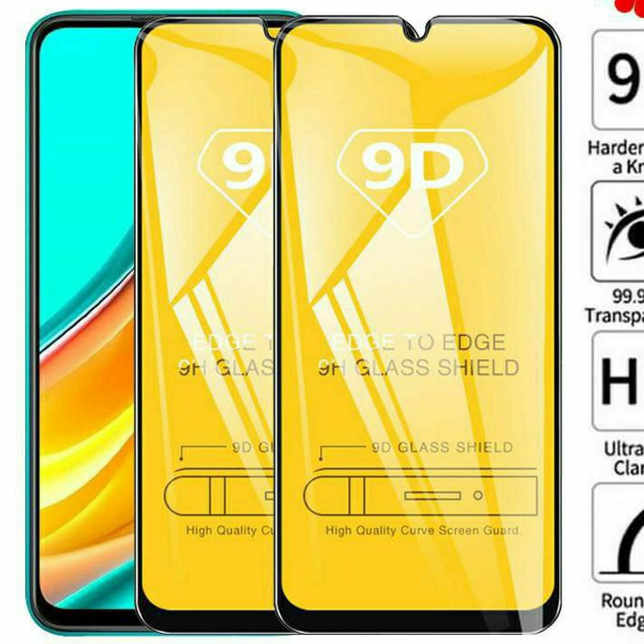 Kính cường lực Xiaomi Redmi 9A - Kính cường lực full keo độ cứng 9H bảo vệ màn hình tối đa