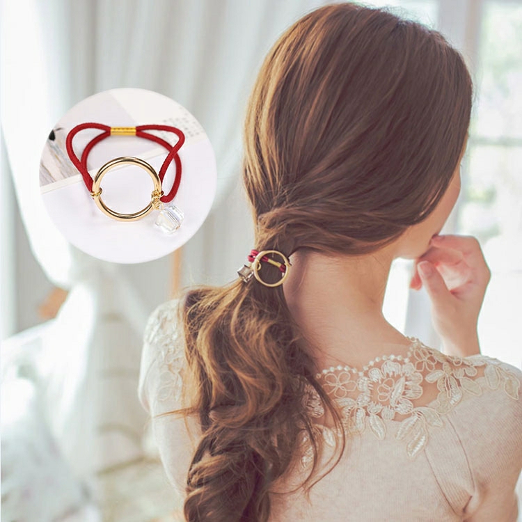 CỘT TÓC TRÒN CÓ THỂ LÀM PHỤ KIỆN ĐEO TAY