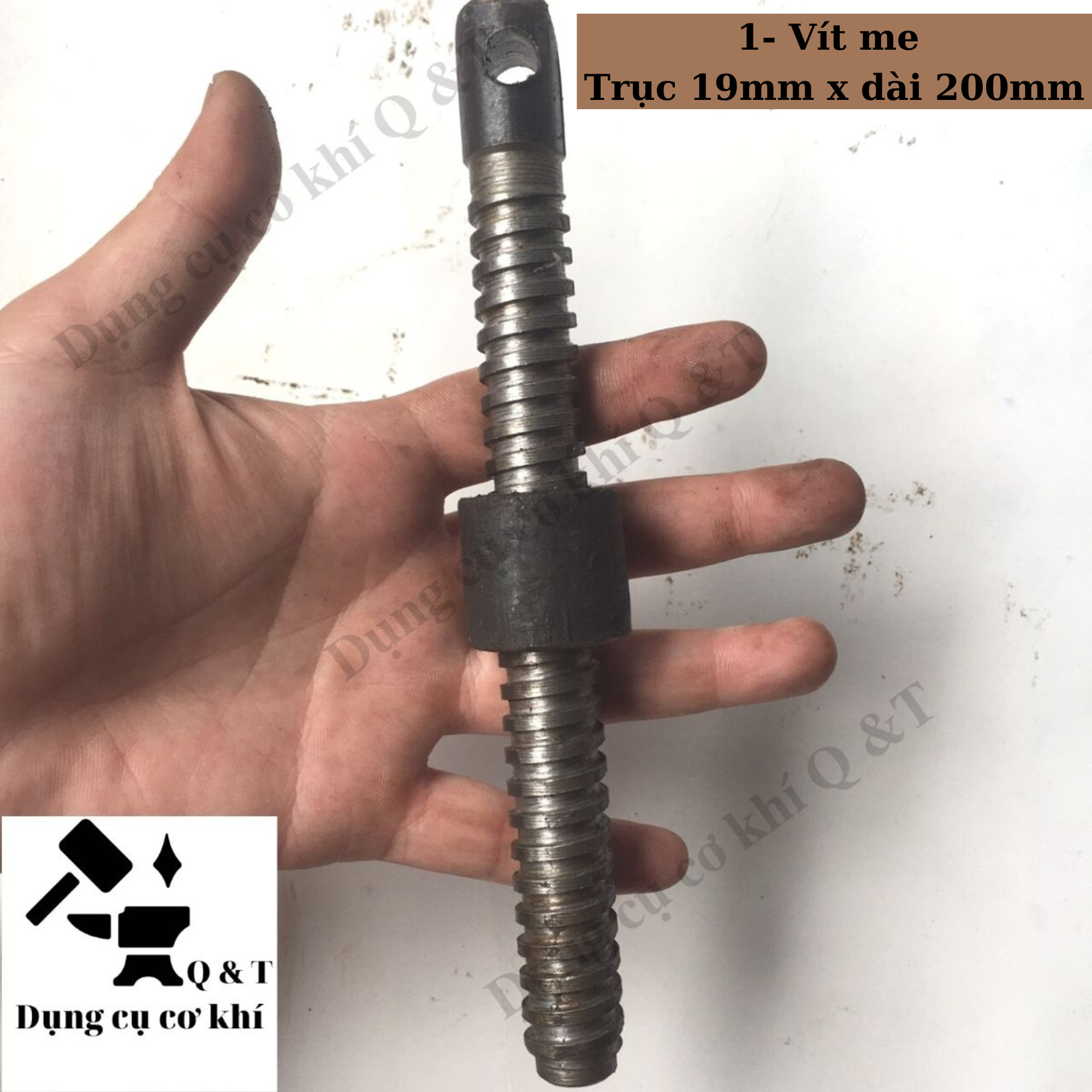 Vít me trục 19-21mm dài 200mm và 250mm ( có 1 đai ốc đi kèm )
