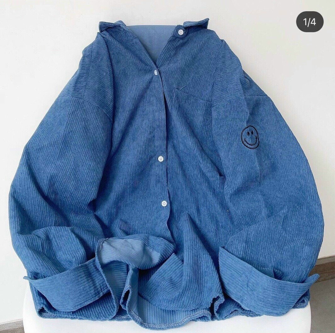 [AB SHOP] ÁO KHOÁC SƠ MI NHUNG TRƠN BASIC BAO ĐẸP TP154 [HCM]