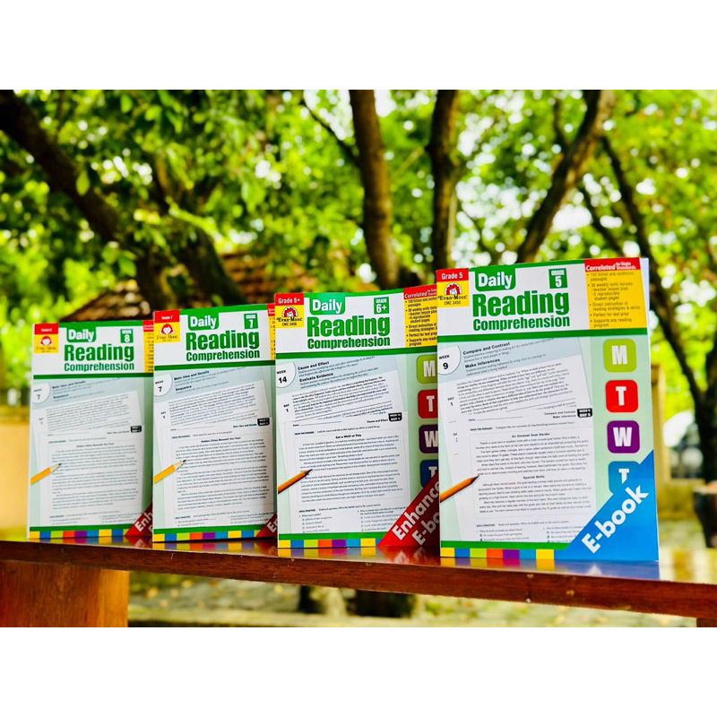 Bộ sách Daily reading comprehension Level 1-8