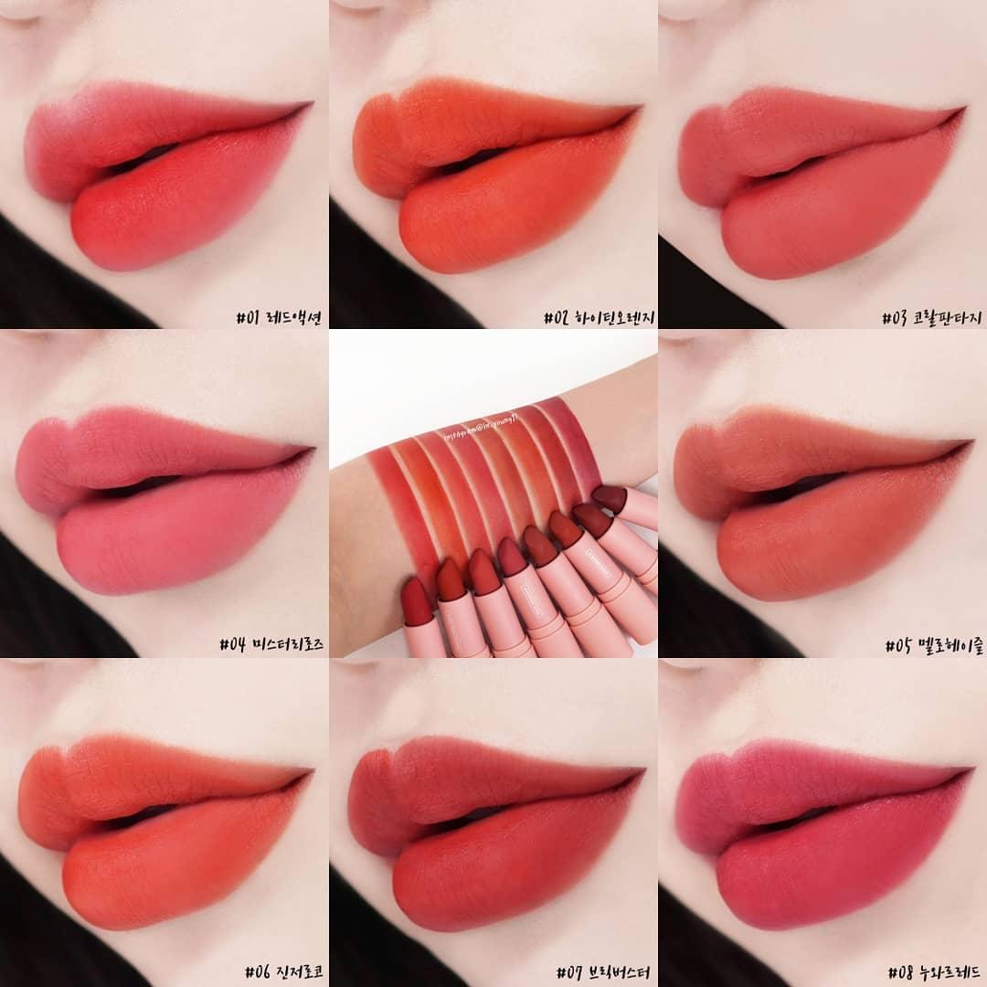 [HCM]Son Thỏi Lì Lilybyred Mood Cinema Matte Ending
