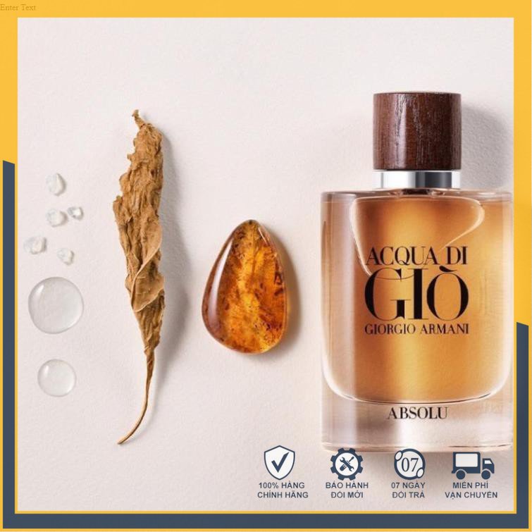[GIÁ SỈ] [HÀNG HOT] Nước hoa nam G.IÒ vàng 100ml