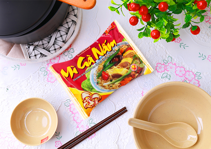 Combo 10 Gói Mì Gà Nấm Micoem