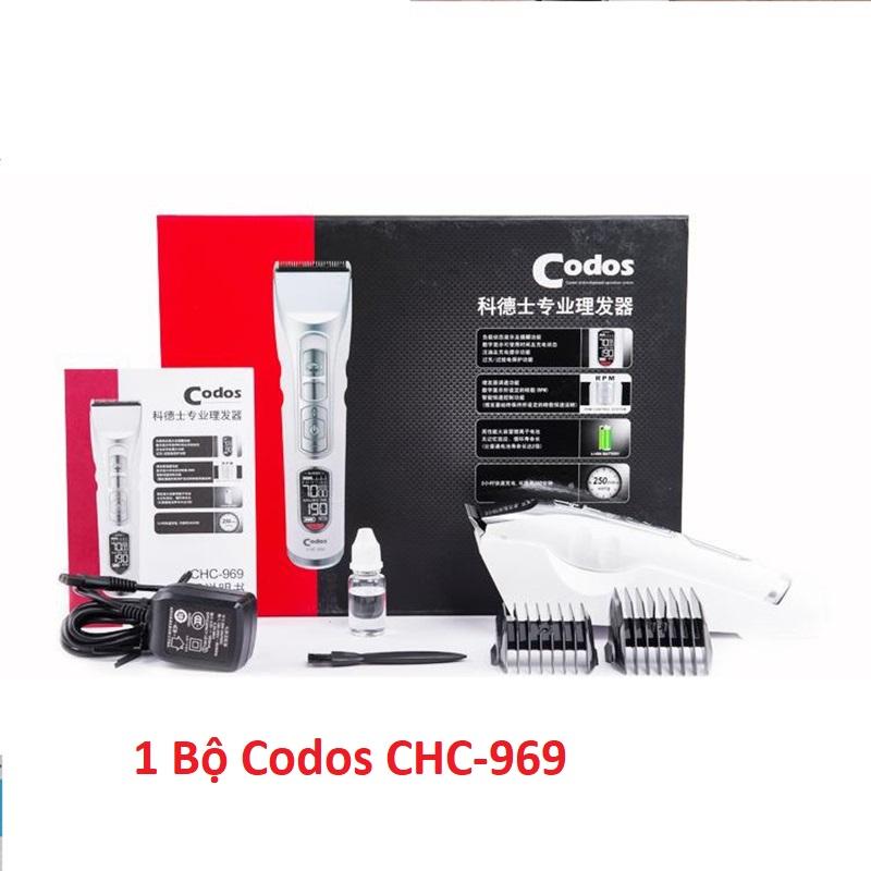 Tông đơ cắt tóc cao cấp Codos CHC-969 màn hình hiển thị LCD