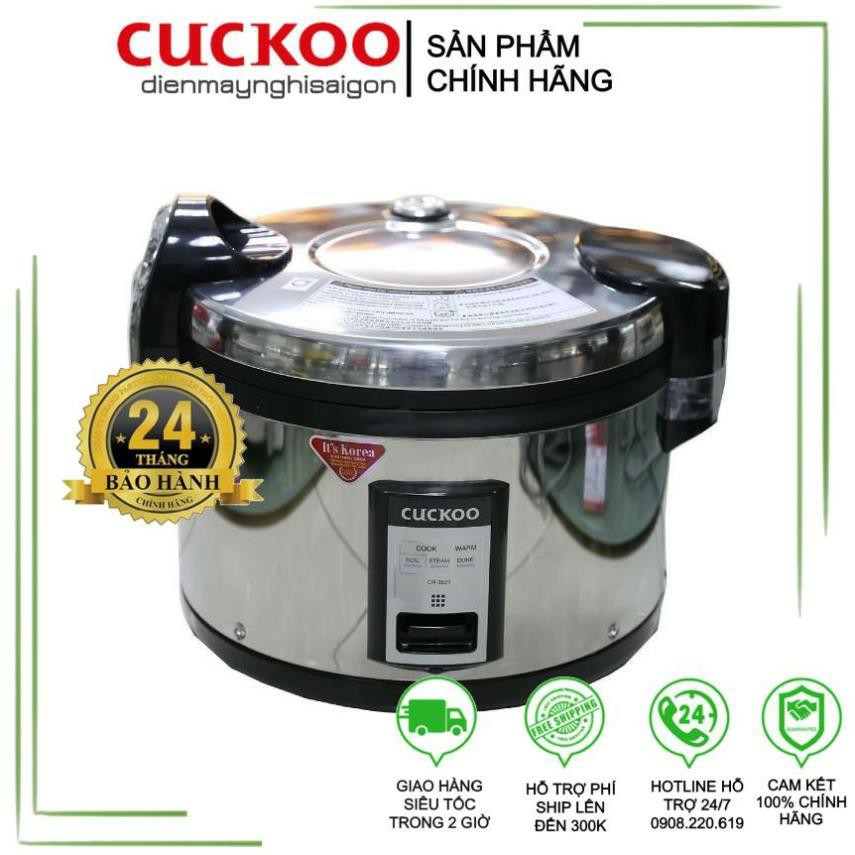 [FREESHIP MAX] [HCM][Trả góp 0%]Nồi cơm điện Cuckoo CR3521S ( 6.3 lít ) - Hàng chính hãng