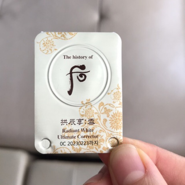 1 vỉ Cao nám Whoo đông y mờ thâm sạm nám tàn nhang 1ml