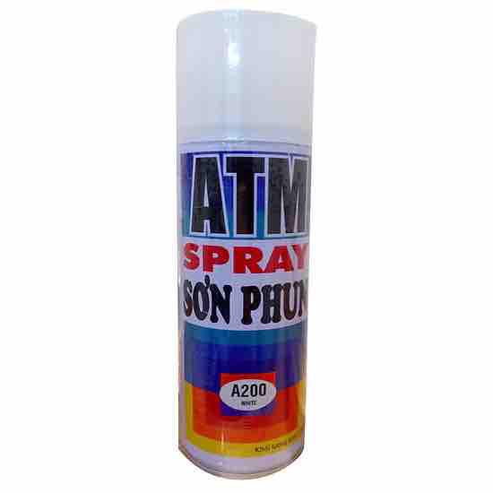 Sơn xịt ATM A200 400ml ( màu trắng )