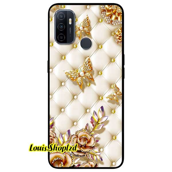[HCM]Ốp Lưng Dành Cho Oppo A53 (2020) - Bướm Vàng Giả Da