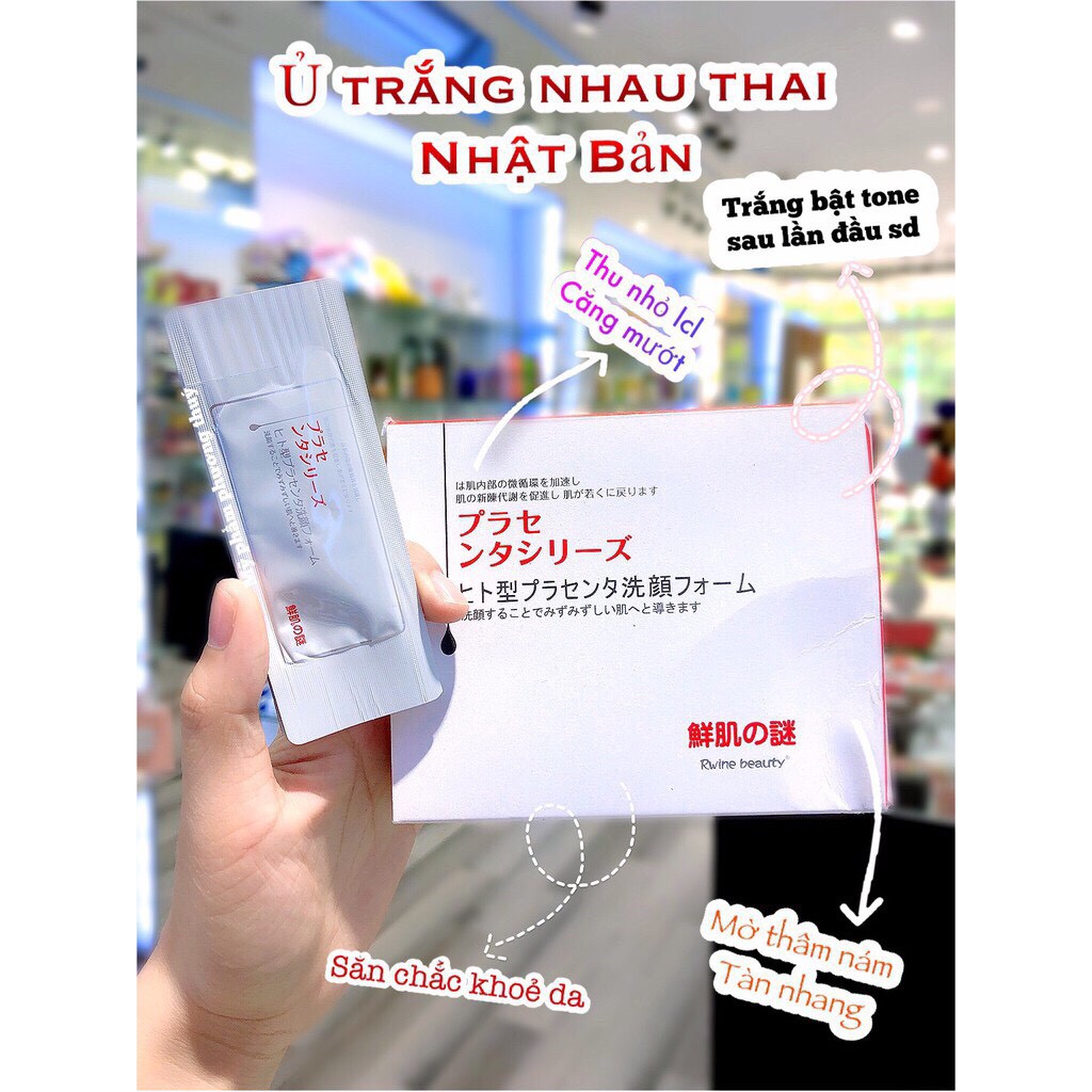 Mặt Nạ Ủ Trắng Nhau Thai- Mờ Thâm- Trắng Da
