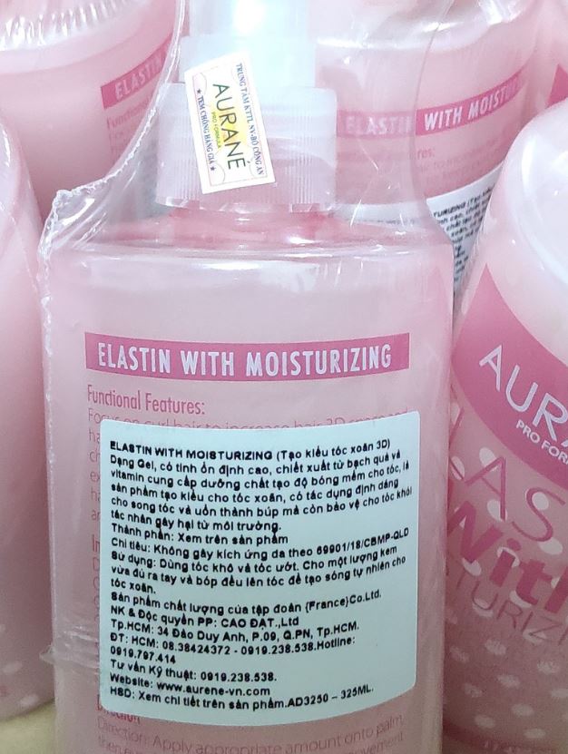 [HCM]Gel dưỡng tạo kiểu tóc xoăn AURANE 325ml