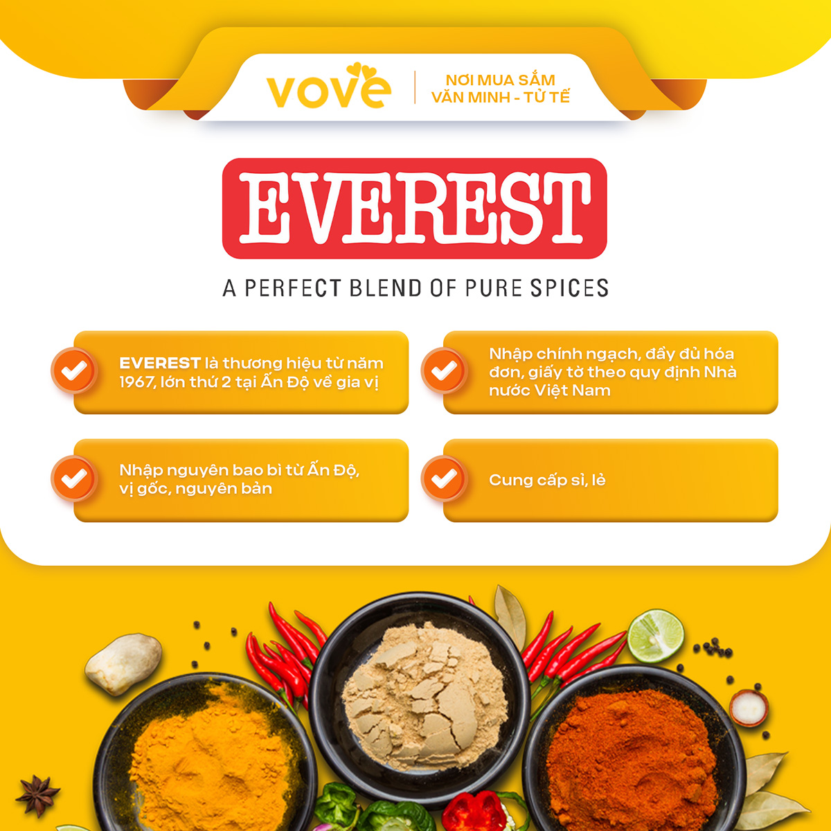 Bột thì là Ấn Độ EVEREST Cumin Powder 100gr [VOVEDACSAN]